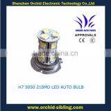 H7 5050 21SMD auto led bulb 24v