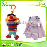Mini Plush Soft Bear Keychain Toy With Joint&tie