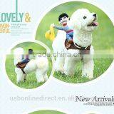 2015 Creative Riding Horse Dog Costume Novelty Pet Clothes Cowboy Dog Clothing thumbnail-2