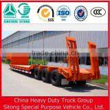for Big Machine Semi Truck Trailer Hot Wheels Truck and Trailer 3 Axle Extentable Low Bed Trailer thumbnail-5