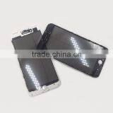 White Front Glass Lens for IPhone 6 Screen Front Glass With Bezel Frame Black thumbnail-2
