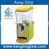 Refrigerated Beverage Dispenser Yellow Color 18L 2 Tanks thumbnail-1