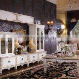 Luxurious Solid Wood European Palace 24K Gold Plated Living Room Sofa Set(MOQ=1 SET) thumbnail-6