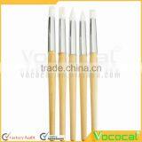 5 Pcs DIY Silicone Head Wooden Handle Nail Art Carving Painting Design Gel Brush Pen Nail Art Salon Tool Set thumbnail-3