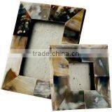 High Quality Best Selling Horn Mosaic Deluxe Style Photo Frame From Vietnam thumbnail-1
