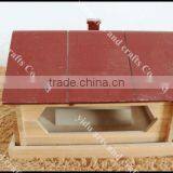 Professional Wooden Craft Design Bird Cage Parrot House thumbnail-1