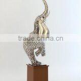 Casting Stainless Steel Elephane Statue For Garden Decoraton thumbnail-1