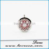 Classial Essential Oil Diffuser Stainless Steel Aromatherapy Necklace Diffuser Pendant thumbnail-4