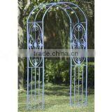 Wrought Iron Garden District Arched Trellis thumbnail-1
