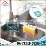 NBRSC Foldable Kitchen Sink Caddy Sponge Holder Scratcher Holder Cleaning Brush Holder Sink Organizer thumbnail-1