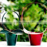 Hat Shape Cool Metal Flower Bucket thumbnail-1