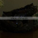 Fallen Log on River Rock Tabletop Fountain With LED Lights thumbnail-5