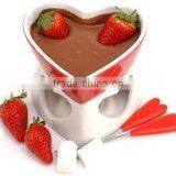 Ceramic Fondue,fondue Casserole, Fondue Pot, Porcelain Pot,ceramic Pot thumbnail-1