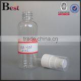 Cosmetic Packaging Clear Round Shoulder 60ml Pet Bottle Skin Care Lotion pp Pump Plastic Bottle Pet China Suppliers Wholesale thumbnail-2