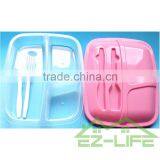 China Made Food Grade Silicone Big Size Plastic PP Food Comtainer 3 Layer Airtight Lunch Box for Kids thumbnail-4