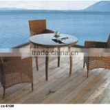 round table and chair set rattan dining set wicker