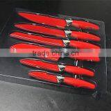 51007 6 Pcs Non-stick Knife Set With Rubber Handle thumbnail-5