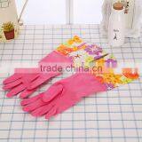 L00033 Rubber Gloves Scrubber/ House/kitchen /cleaning Room With Velvet thumbnail-2