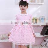 2015 Winter Lace Casual Girls Dress Cute Fashion Girl Party Children Dress Vestido Meninas Baby Princess Dress Kids Dress thumbnail-1