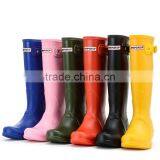 Dripdrop Waterproof Knee High Tall Europe Style Slim Colorful High Quality Women Gumboots Rain Boots thumbnail-5
