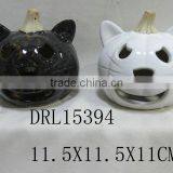 Holloween Decorations Witch Ghost Ceramic LED Lantern thumbnail-6