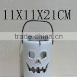 Ceramic Pumpkin Lantern With Handle Festival Holloween Decorations thumbnail-6