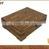 Natural Classical Wooden Tea Box With 16 Compartments thumbnail-2