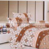 Kingsize Flower Design Disperse Printing Microfiber Jacquard Diamond Velvet Hotel Home Bedding Set thumbnail-1