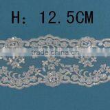 Professional Wedding Cotton Ladder Lace Trim With Bottom Price thumbnail-2