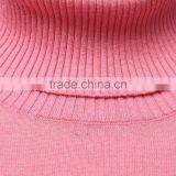 Long Sleeve Pink Cashmere Sweater for Women thumbnail-3