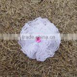White Custom Handmade Artificial Flower Corsage/decorative Flower for Dresses thumbnail-1