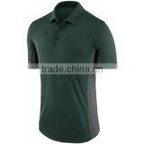 MGOO Factory Wholesale Sport Wear Gym Wear Polo T-Shirt Mens Dry Fit Polo Shirt Splicing With Two Colors thumbnail-3
