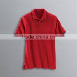 Mens Contrast Trim Pique Polo Custom Company Brand Male Uniform For Workday 100% Cotton Pique Stylish Male Polo thumbnail-6