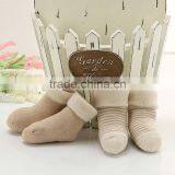 Wholesale Korean Style Organic Cotton Baby Socks High Quality Thick Warm Baby Winter Socks thumbnail-1