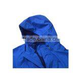 Fashion Men's Windbreaker Warm Blue Jacket With Hood thumbnail-3