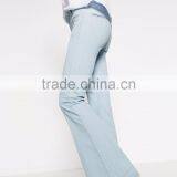 Bell-bottom Top Design Jean Trousers In Black Acid Ladies Jeans thumbnail-3