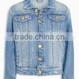 New Fashion Design Boys Blue Jean Jackets Stylish Kids Denim Coats thumbnail-1