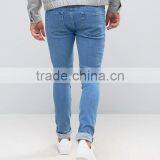 2016 Mens Classic Jeans Light Blue Skinny Jeans Wholesale thumbnail-2