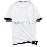 Customized Your Brand Design Blank Black Longline Hip Hop Tee Shirts thumbnail-6