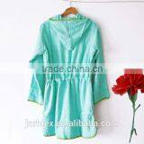 Wholesale Lady Fashion 100% Cotton Bathrobe Made in China thumbnail-2
