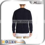 Wholesale Bulk Cheap Custom Crewneck Men's Quilted Sweatshirts thumbnail-2
