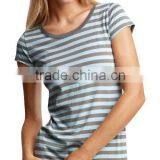 Womens Slim Fit Striped Tops