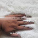 Top Grade Rabbit Fur Rug Blanket Natural White Rex Rabbit Fur Plate thumbnail-4