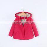 S16155A Wholesale Children Girls Winter Woolen Trench Coats thumbnail-1