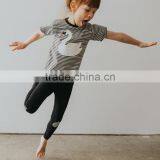 S17510A 2017 Summer Kids Girls T-Shirts Short Sleeve Top Tee Cotton T-Shirts thumbnail-2