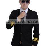 Juqian OEM Tailor Made Good Looking Mens Airline Pilot Uniform Pilot Military Uniform thumbnail-3
