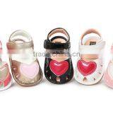 Heart Design Leather Baby Shoes, Leather Sandals for Baby thumbnail-3