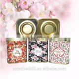 R1803H Metal Square Tea Caddy thumbnail-2