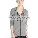 Cheap Women's Loose Large Size Blank Pullover Heather Grey Spring Causal Hoodies thumbnail-1