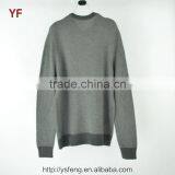 Latest Design Long Sleeve Men Jacquard Pullover Sweater thumbnail-2